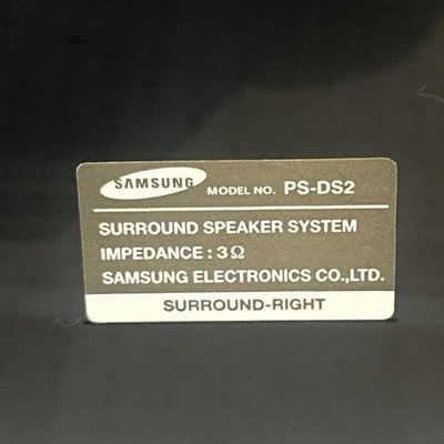 Samsung PS-DS2 Front-Right & Surround-Right Surround Sound Speakers