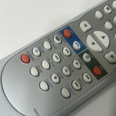 Funai NB654 Remote Control For WV20V6 VCR/DVD Player Recorder TESTED