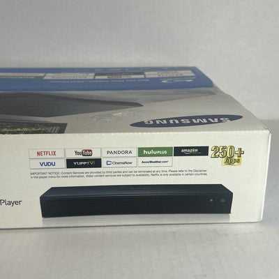 Samsung BD-J5100 Bluray DVD Player Streaming w/ HDMI Remote Bundle Open Box