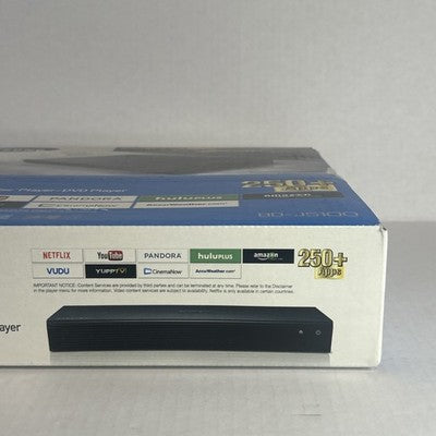 Samsung BD-J5100 Bluray DVD Player Streaming w/ HDMI Remote Bundle Open Box