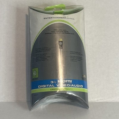 Acoustic Research 3 ft HDMI Cable ES84 HD Audio Video Home Theater Gold Plated