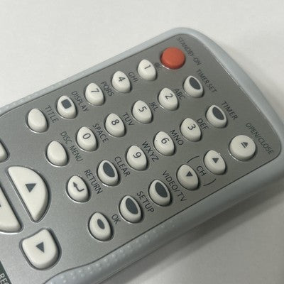 Funai NB654 Remote Control For WV20V6 VCR/DVD Player Recorder TESTED