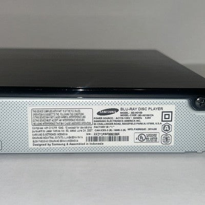 Samsung BD-H5100 Bluray DVD Player w/ Remote HDMI Cord Power Cable Bundle TESTED