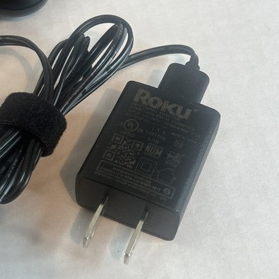 Roku 3 Media Stream 4200X 3rd Gen w/ HDMI Cable Power Cord Remote Bundle TESTED