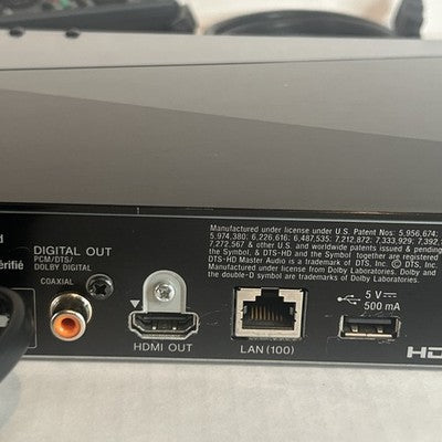 Sony BDP-BX510 BluRay DVD Player WiFi 3D w/ HDMI Remote Control Bundle TESTED