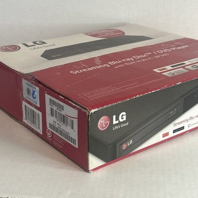 LG BP340 BluRay DVD Player Wi-Fi w/ Remote Control HDMI Cable Bundled Open Box