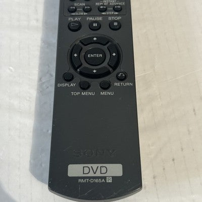 Sony RMT-D165A DVD Remote Control DVP-NS575 DVP-NS575P DVP-NS501 TESTED