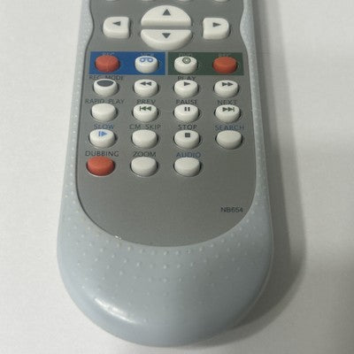 Funai NB654 Remote Control For WV20V6 VCR/DVD Player Recorder TESTED