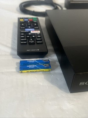 Sony BDP-S3500 Blu-ray DVD Player w/ Power Cord HDMI Cable Remote Control TESTED