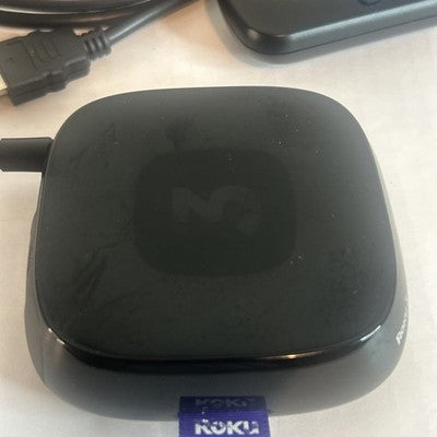 Roku 3 Media Stream 4200X 3rd Gen w/ HDMI Cable Power Cord Remote Bundle TESTED