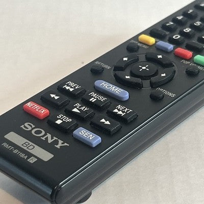 Sony RMT-B118A Remote Control Bluray BDP-S BDP-BX Original TESTED