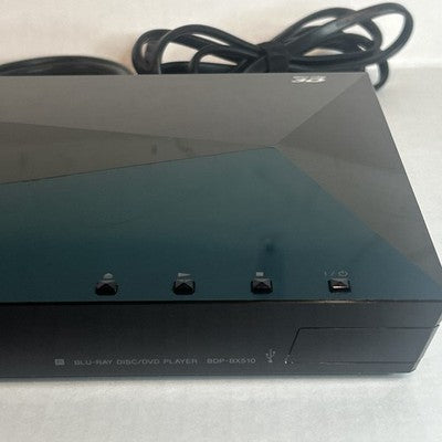 Sony BDP-BX510 BluRay DVD Player WiFi 3D w/ HDMI Remote Control Bundle TESTED