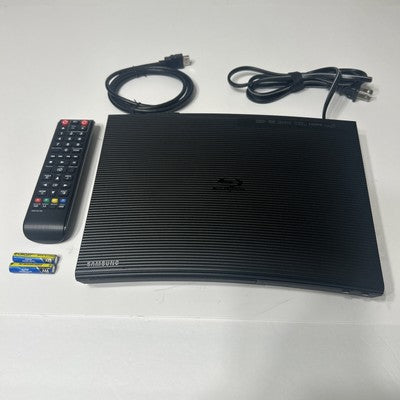 Samsung BD-J5100 Blu-ray DVD Player Ethernet w/ Remote HDMI Cable Power TESTED