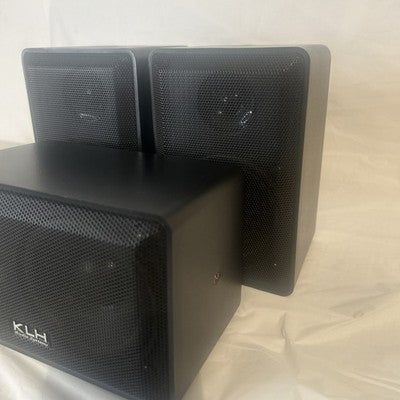 KLH 9706 Home Audio Systems 1 Center Speaker 2 Satellite Speakers