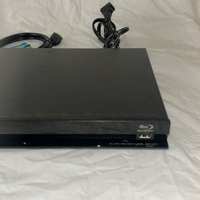 Sony BDP-S470 Blu-Ray DVD Player 3D w/ Remote HDMI Cable Power Cord TESTED