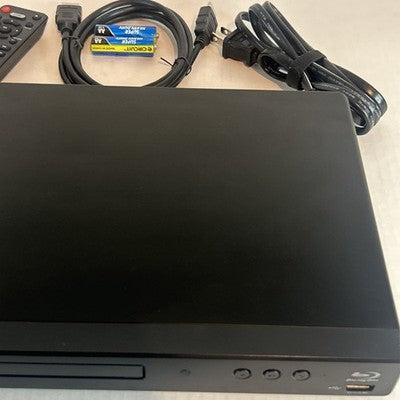 Sanyo FWBP506FF Blu-Ray DVD Player w/ Remote Control HDMI Cable Bundle TESTED