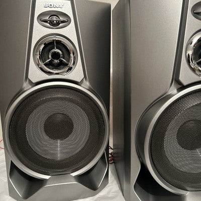 Sony SS-M100 3 Way Bass Reflex Speaker System Front Speakers MHC‑M100