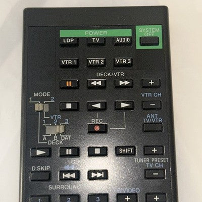 Sony RM-U521 Remote Control Original OEM Audio TV VTR LDP Sony TA-AV531 TESTED