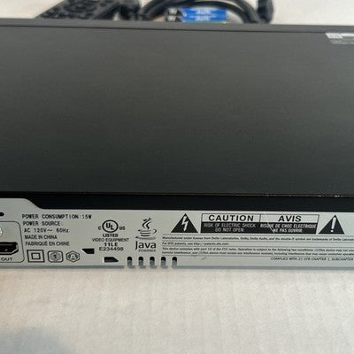 Sanyo FWBP506FF Blu-Ray DVD Player w/ Remote Control HDMI Cable Bundle TESTED