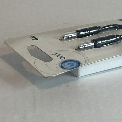 ONN 4FT 3.5mm AUX Auxiliary Cable Car/Home Stereo Headphones Speakers ONA13WI521