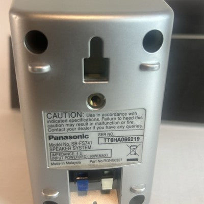 Panasonic SB-PC740 Center Speaker & 2 SB-FS741 Front Speakers Surround Bundle