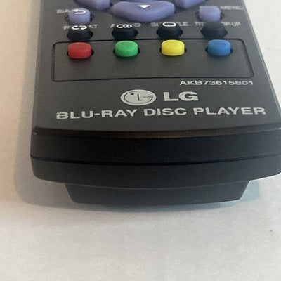 LG AKB73615801 Remote Control BluRay Disc Player BP125 BP20 BP32 BP15 TESTED