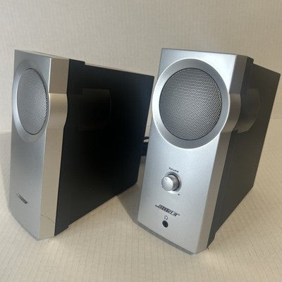 Bose Companion 2 Computer Speakers 35734 Multimedia Silver No Power Cord Untested