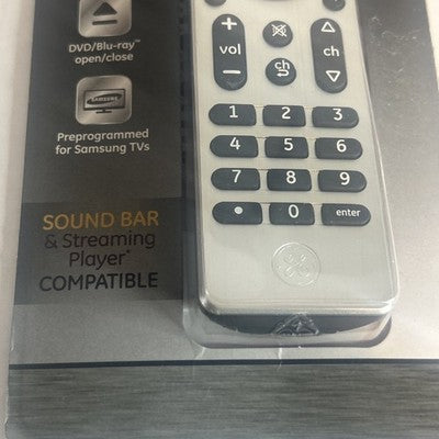 GE UltraPro Universal Remote Control 33709 4-Device Samsung All Brands Open Box