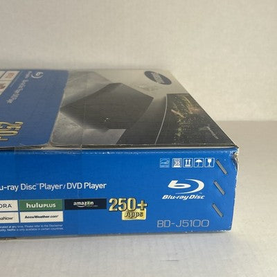 Samsung BD-J5100 Bluray DVD Player Streaming w/ HDMI Remote Bundle Open Box