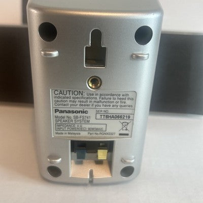 Panasonic SB-PC740 Center Speaker & 2 SB-FS741 Front Speakers Surround Bundle