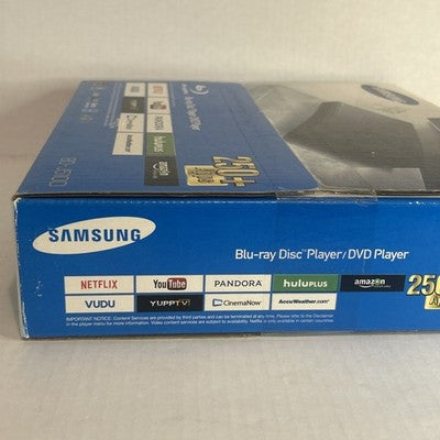 Samsung BD-J5100 Bluray DVD Player Streaming w/ HDMI Remote Bundle Open Box