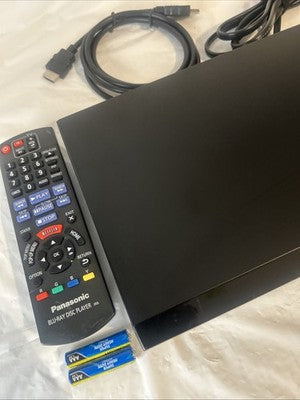 Panasonic DMP-BD79 Blu-Ray DVD Player w/ Remote HDMI Cable Power Cord TESTED