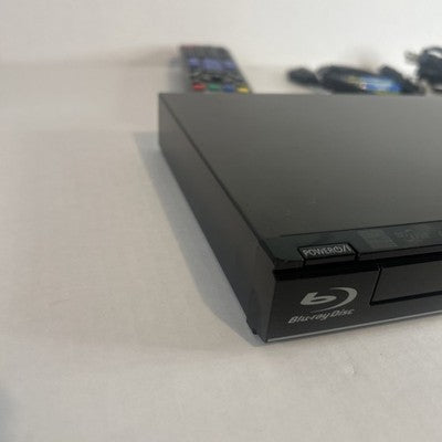 Panasonic DMP-BD75 Blu-ray DVD Player Black w/ Remote and HDMI Cables - TESTED