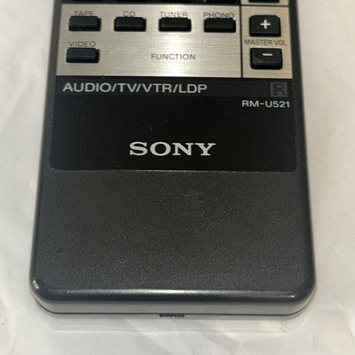 Sony RM-U521 Remote Control Original OEM Audio TV VTR LDP Sony TA-AV531 TESTED