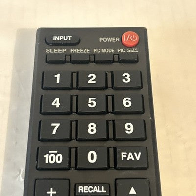 Toshiba CT-90325 Remote Control Universal LCD LED TV DVD Disc Original OEM TESTED