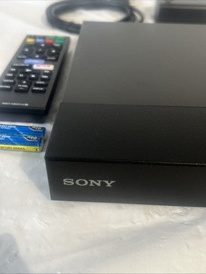 Sony BDP-S3500 Blu-ray DVD Player w/ Power Cord HDMI Cable Remote Control TESTED