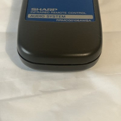 Sharp RRMCG0106AWSA Digital Audio System CD Remote Control TESTED