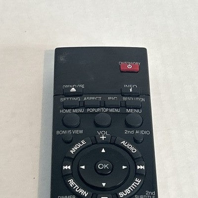 Toshiba SE-R0378 BluRay Remote Control BDX2500 BDX2700 BDX3000 Original TESTED
