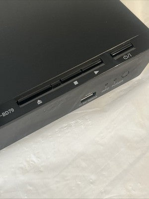 Panasonic DMP-BD79 Blu-Ray DVD Player w/ Remote HDMI Cable Power Cord TESTED