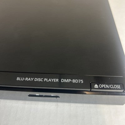 Panasonic DMP-BD75 Blu-ray DVD Player Black w/ Remote and HDMI Cables - TESTED