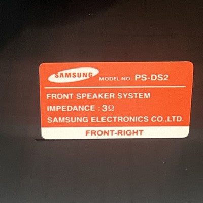 Samsung PS-DS2 Front-Right & Surround-Right Surround Sound Speakers