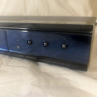 Sony BDP-S350 Blu-Ray DVD Player w/ Remote HDMI Cable TESTED
