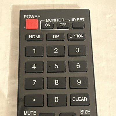 Sharp Information Display RRMCG1019MPPZ  Remote Control PN-HW431 PN-HW501 TESTED