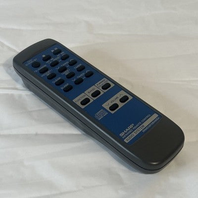Sharp RRMCG0106AWSA Digital Audio System CD Remote Control TESTED