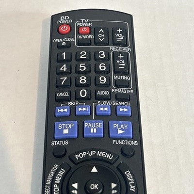 Panasonic N2QAYB000184 Remote DMPBD30 DMPBD35 DMPBD50 DMPBD55 Original TESTED