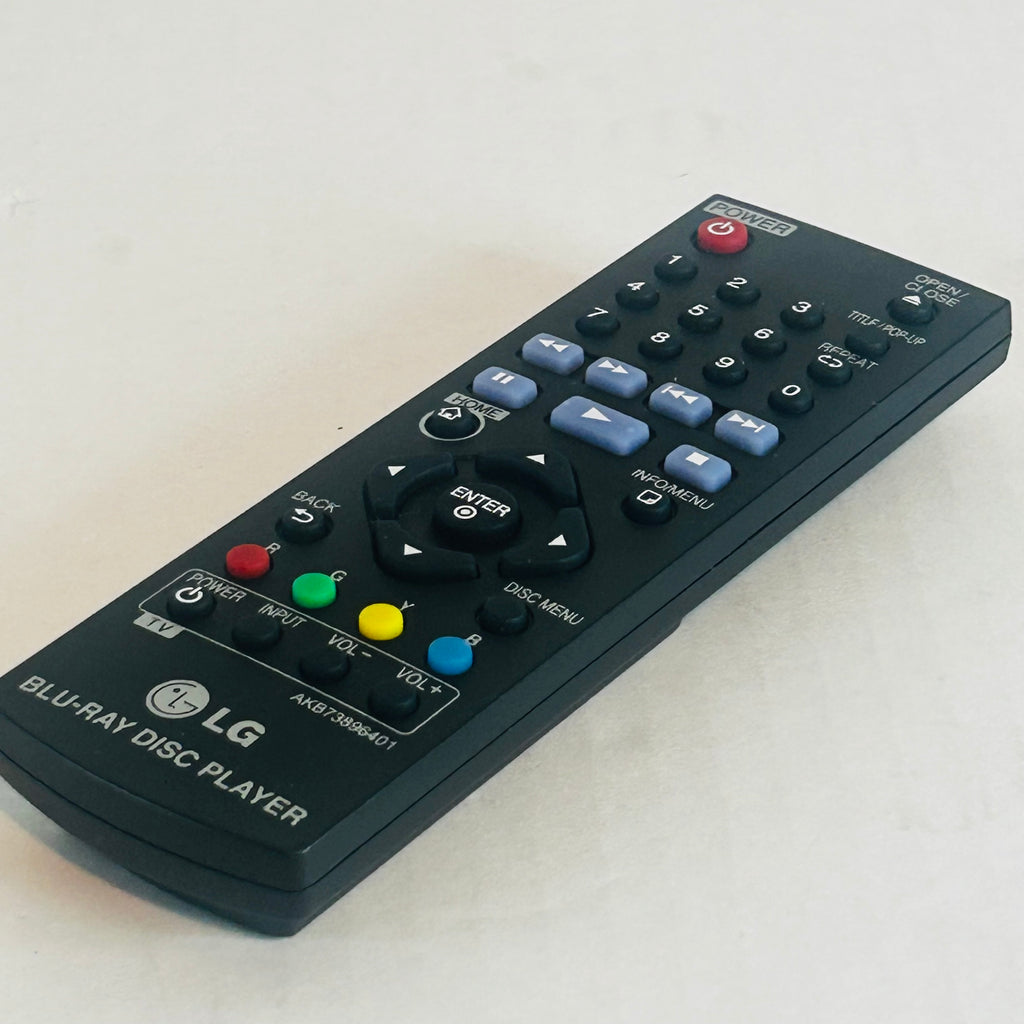LG Remote Control AKB73896401 Blu-ray DVD Player BP135 BP350 TESTED Original OEM