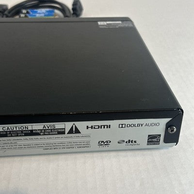 Sanyo FWBP506FF Blu-Ray DVD Player w/ Remote Control HDMI Cable Bundle TESTED