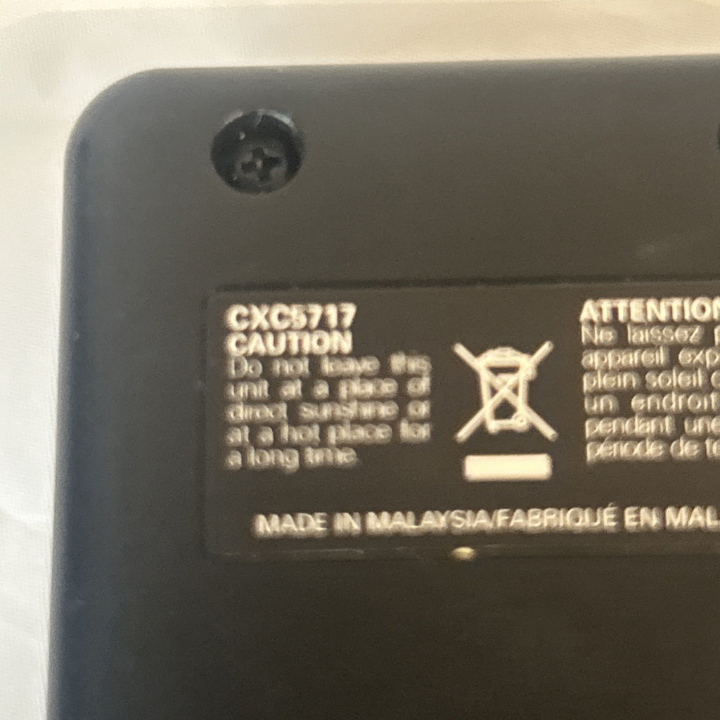 PIONEER CXC5717 Car Audio Remote Control  DVD CD DD-5417 Original